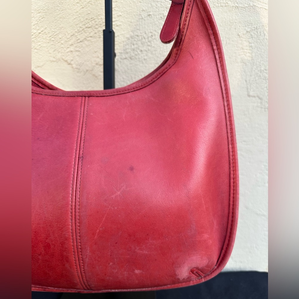 🎈Vintage Coach Red  Ergo Zip 9025 🎈 - Picture 2 of 13